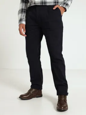 2 Pleat Chinos - Navy