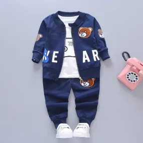 3 Pcs  Boys/Girls Pants Suits 253453  -  (12-24M)