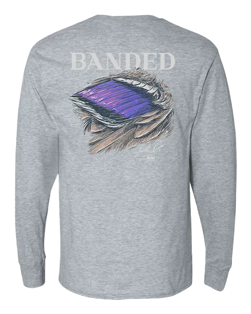 Abstract Duck Wings Long Sleeve Tee