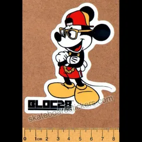 Addict X Bloc 28 by Disney Skateboard Sticker