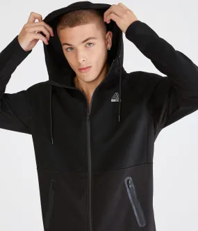 Aeropostale Mens' MVMT Tech Fleece Full-Zip Hoodie -  - Size XXL - Polyester - Teen Fashion & Clothing Black