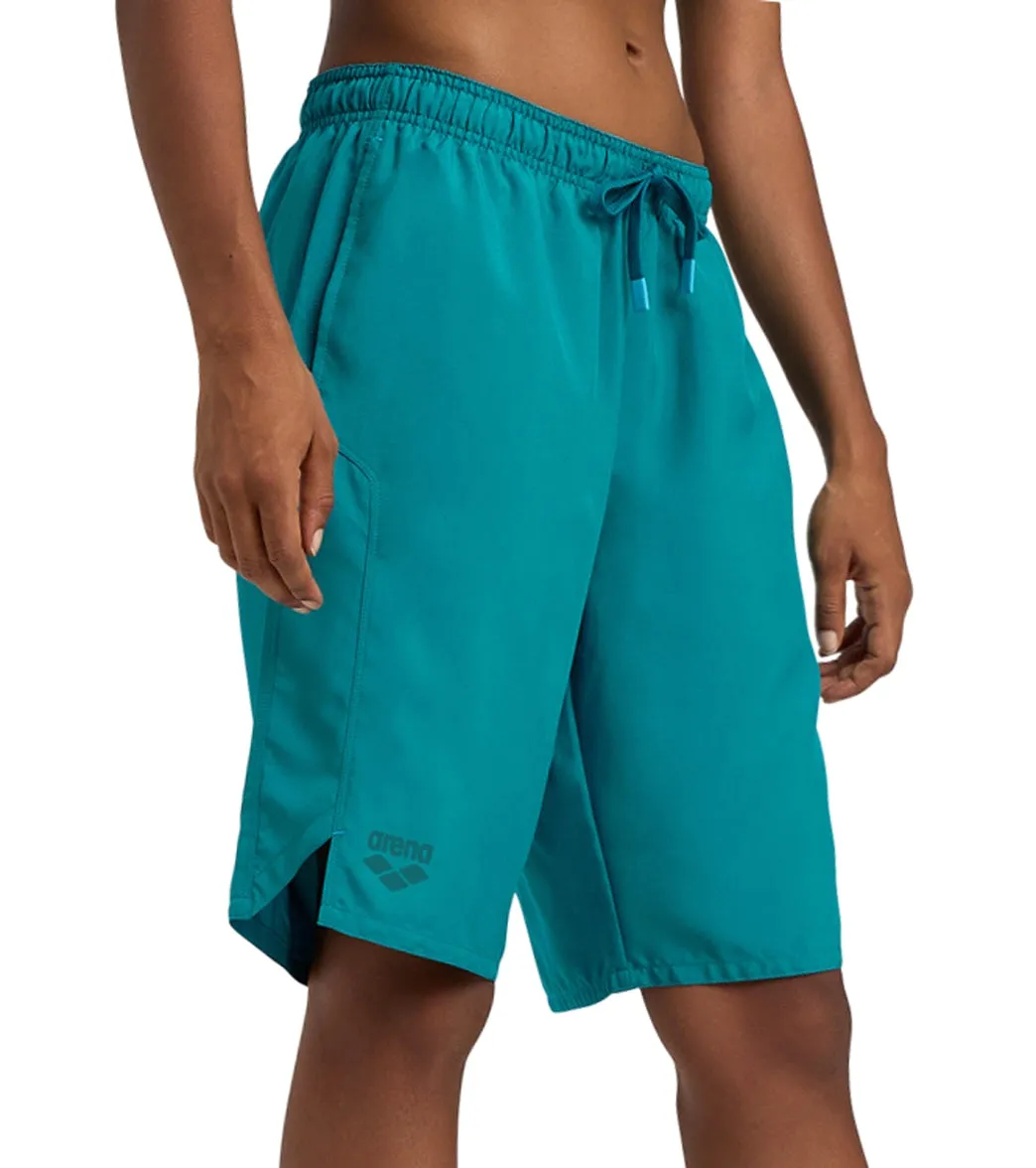 Arena Unisex Team Panel Bermuda Shorts Green Lake