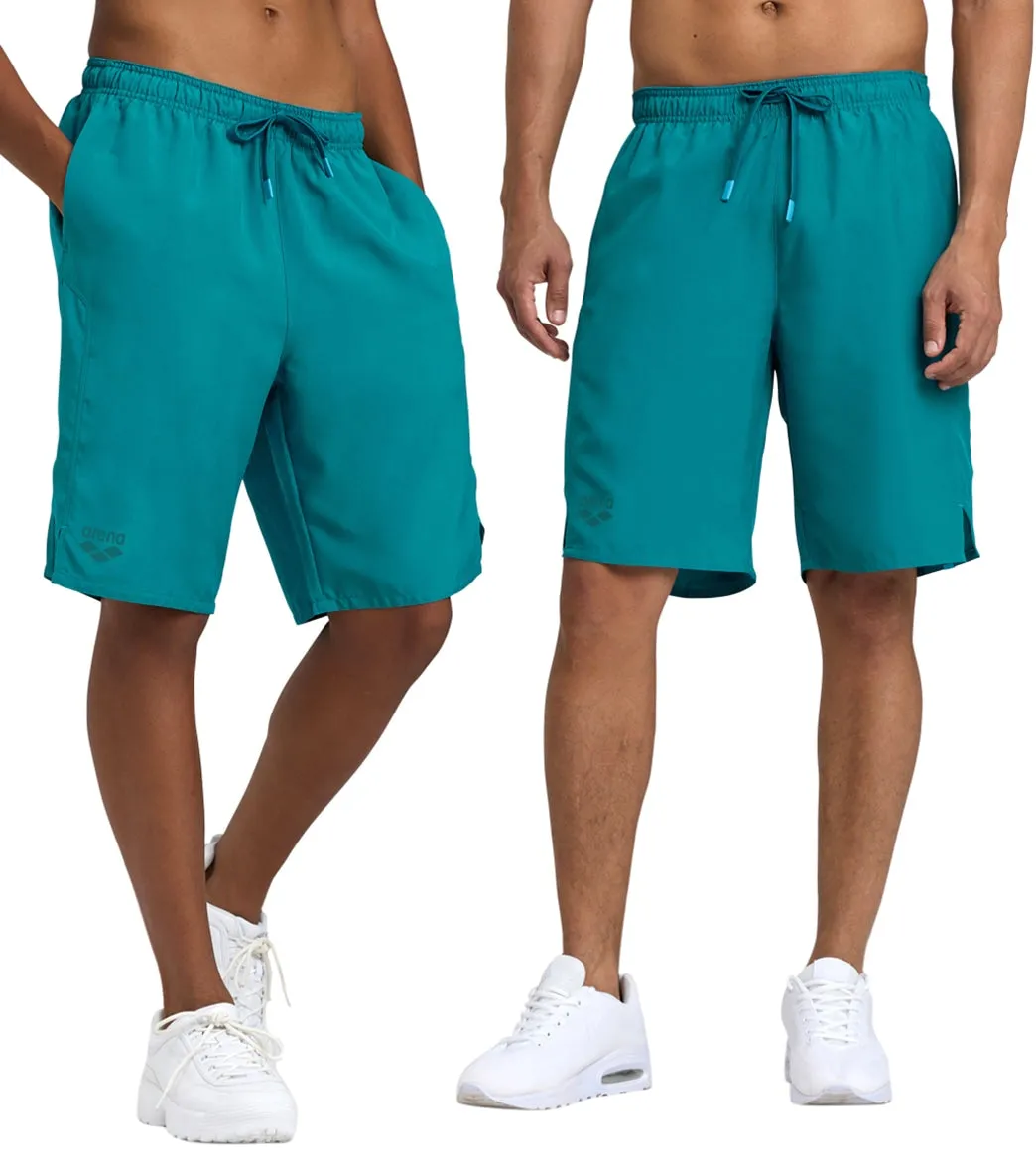 Arena Unisex Team Panel Bermuda Shorts Green Lake