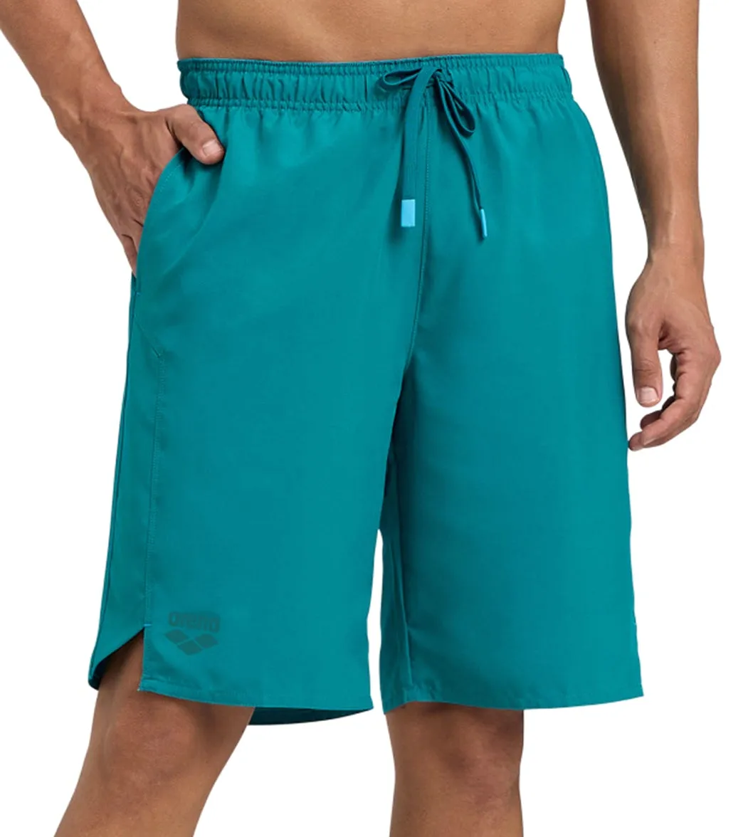 Arena Unisex Team Panel Bermuda Shorts Green Lake