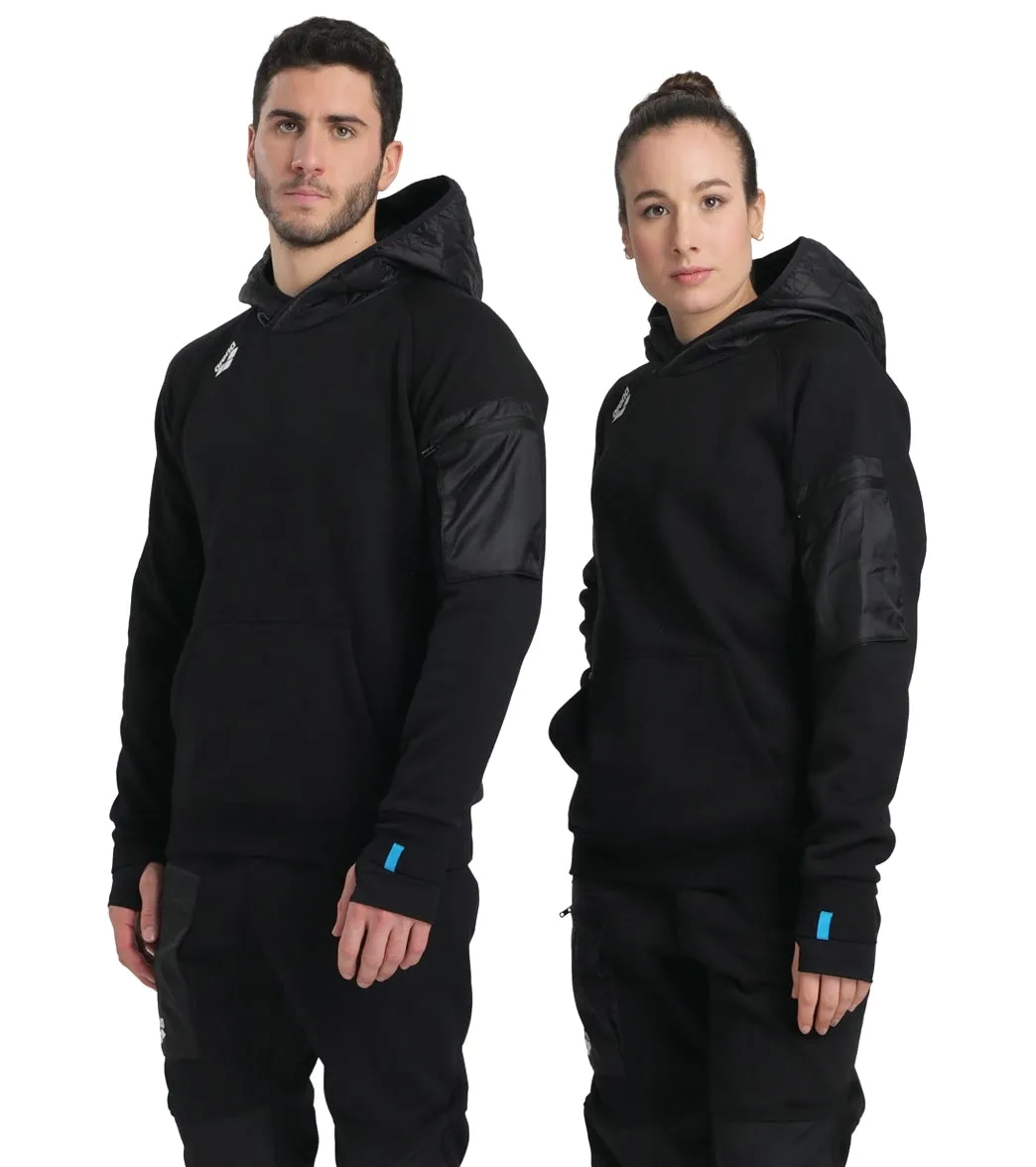 Arena Unisex Tech Pullover Hoodie Black