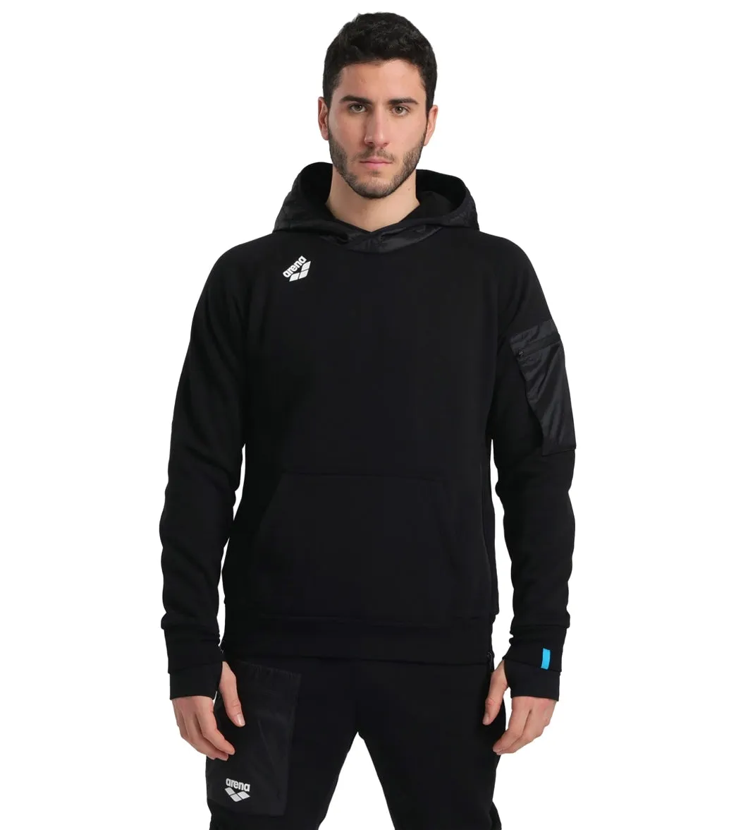 Arena Unisex Tech Pullover Hoodie Black