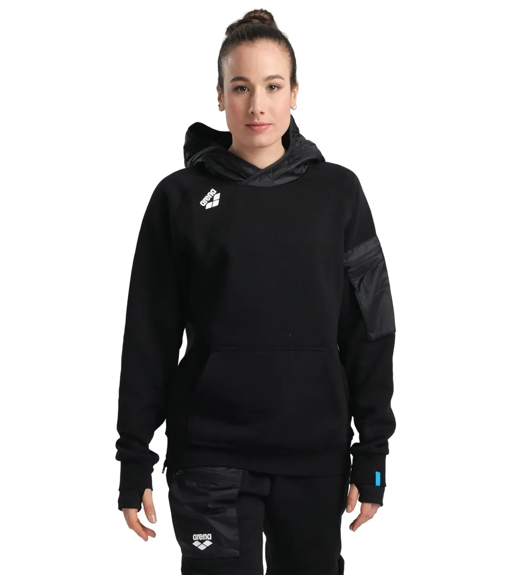 Arena Unisex Tech Pullover Hoodie Black