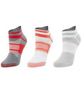 Asics Women's Quick Lyte Single Tab 3 Pack Socks