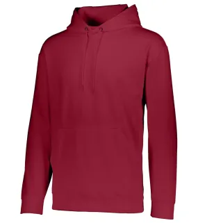 Augusta Sportswear Unisex Wicking Fleece Hoodie Cardinal