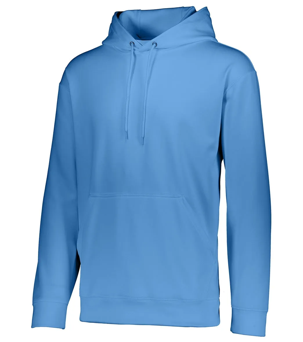 Augusta Sportswear Unisex Wicking Fleece Hoodie Columbia Blue