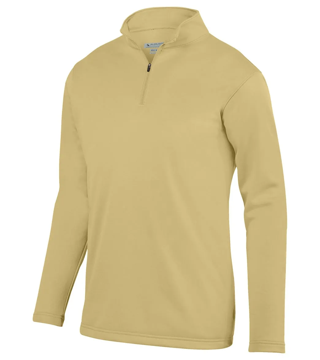 Augusta Sportswear Youth Wicking Fleece Quarter-Zip Pullover Vegas Gold