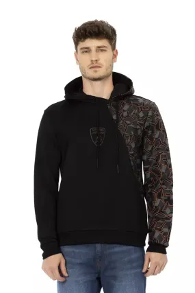 Automobili Lamborghini Black Cotton Men's Men's Hoodie