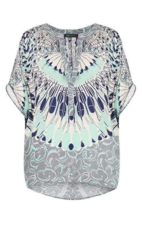 Ayanna Oversized Printed Top