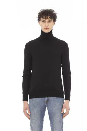 Baldinini Trend Black Fabric Men Men's Sweater