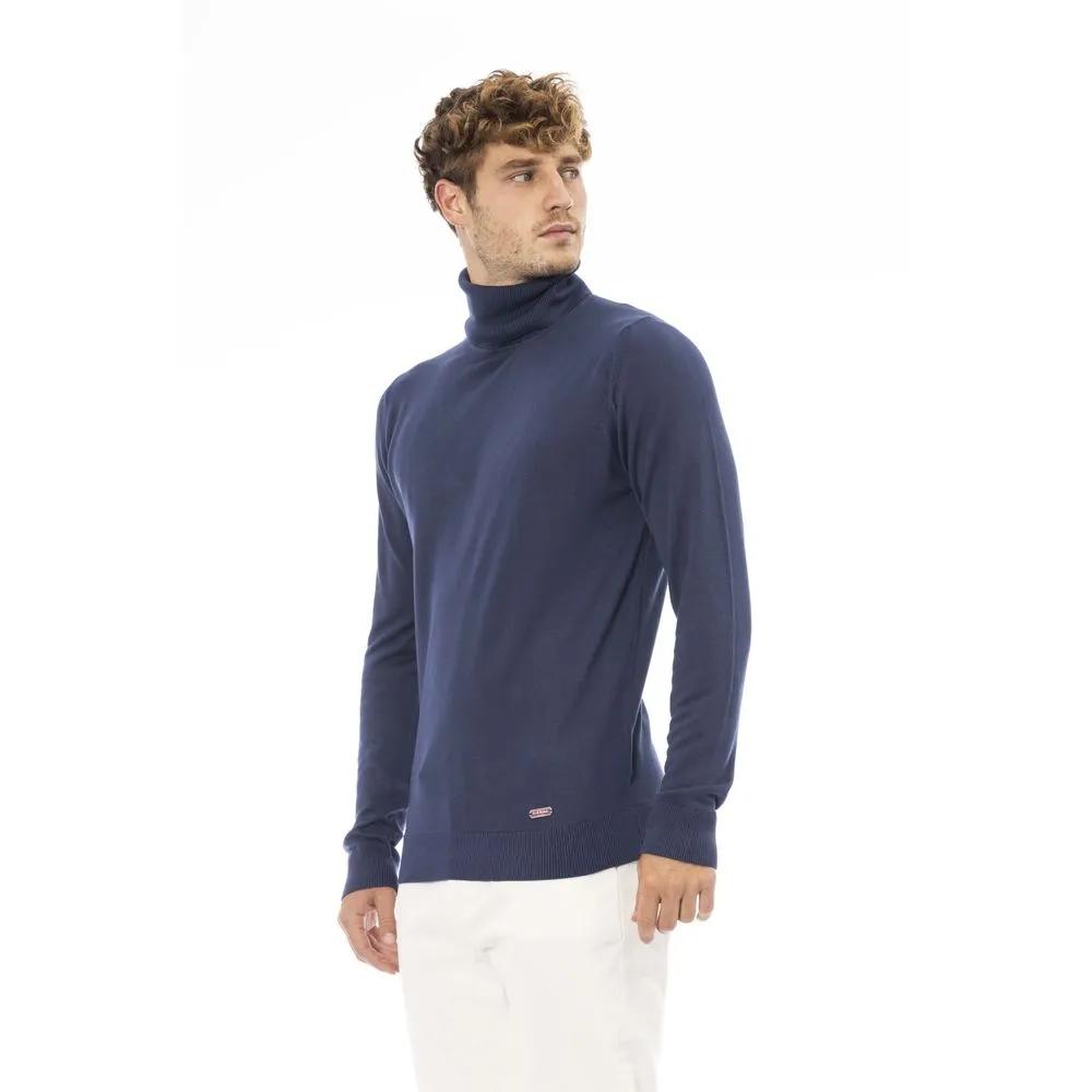 Baldinini Trend Blue Modal Men Men's Sweater