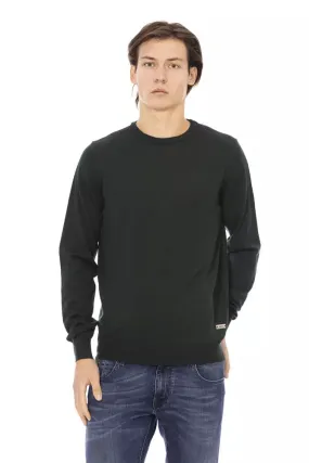 Baldinini Trend Green Fabric Men Men's Sweater