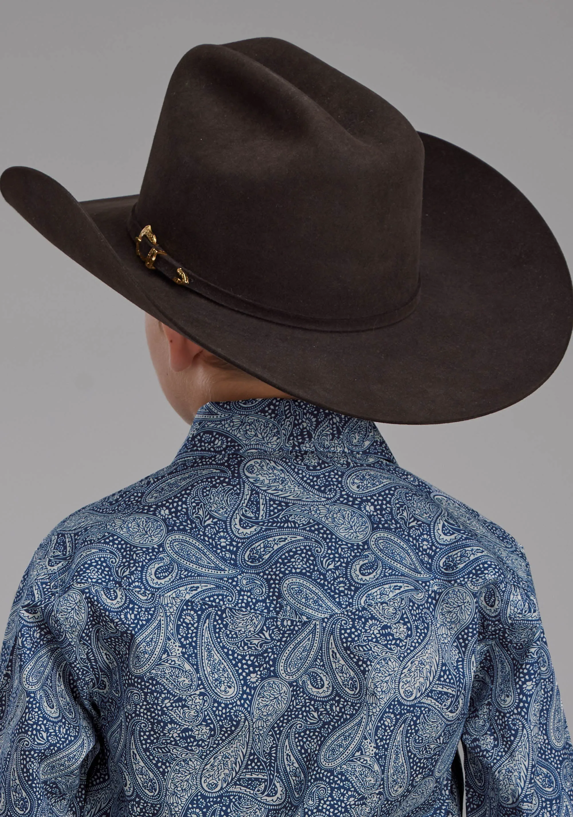 Boy's Roper "Fall River" Long Sleeve Western Shirt