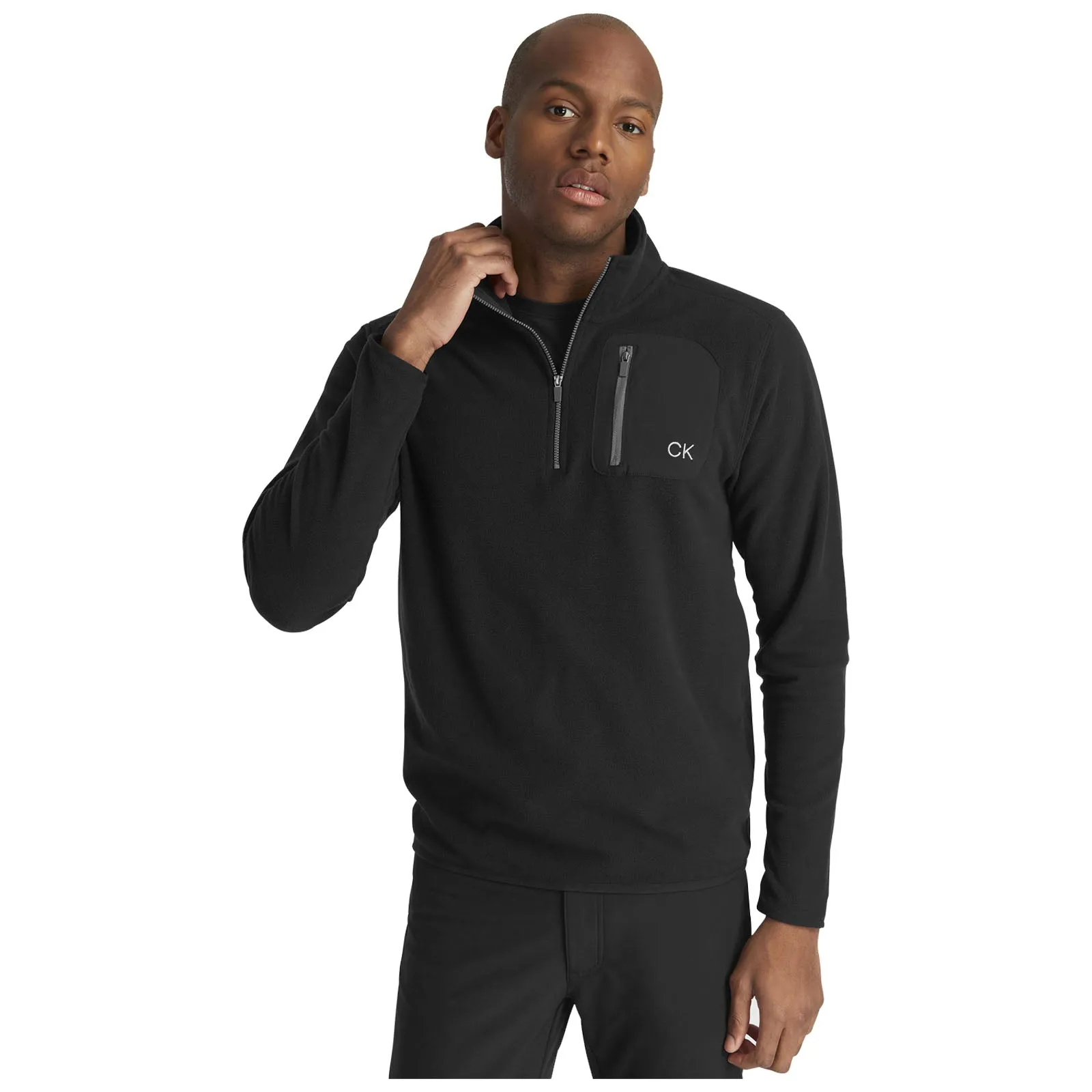 Calvin Klein Mens Planet Fleece Half Zip