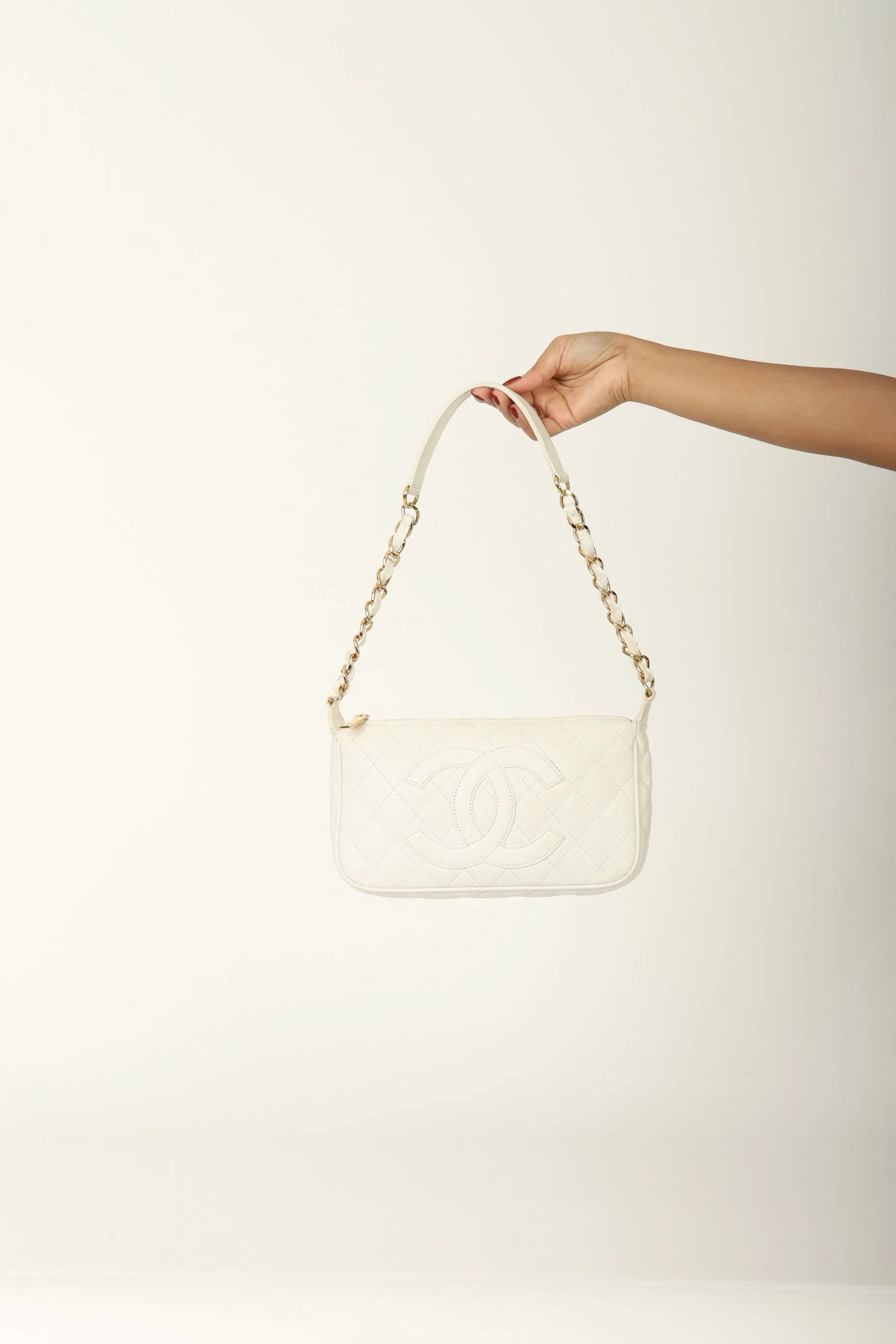 Chanel 2004 Caviar Timeless Pochette