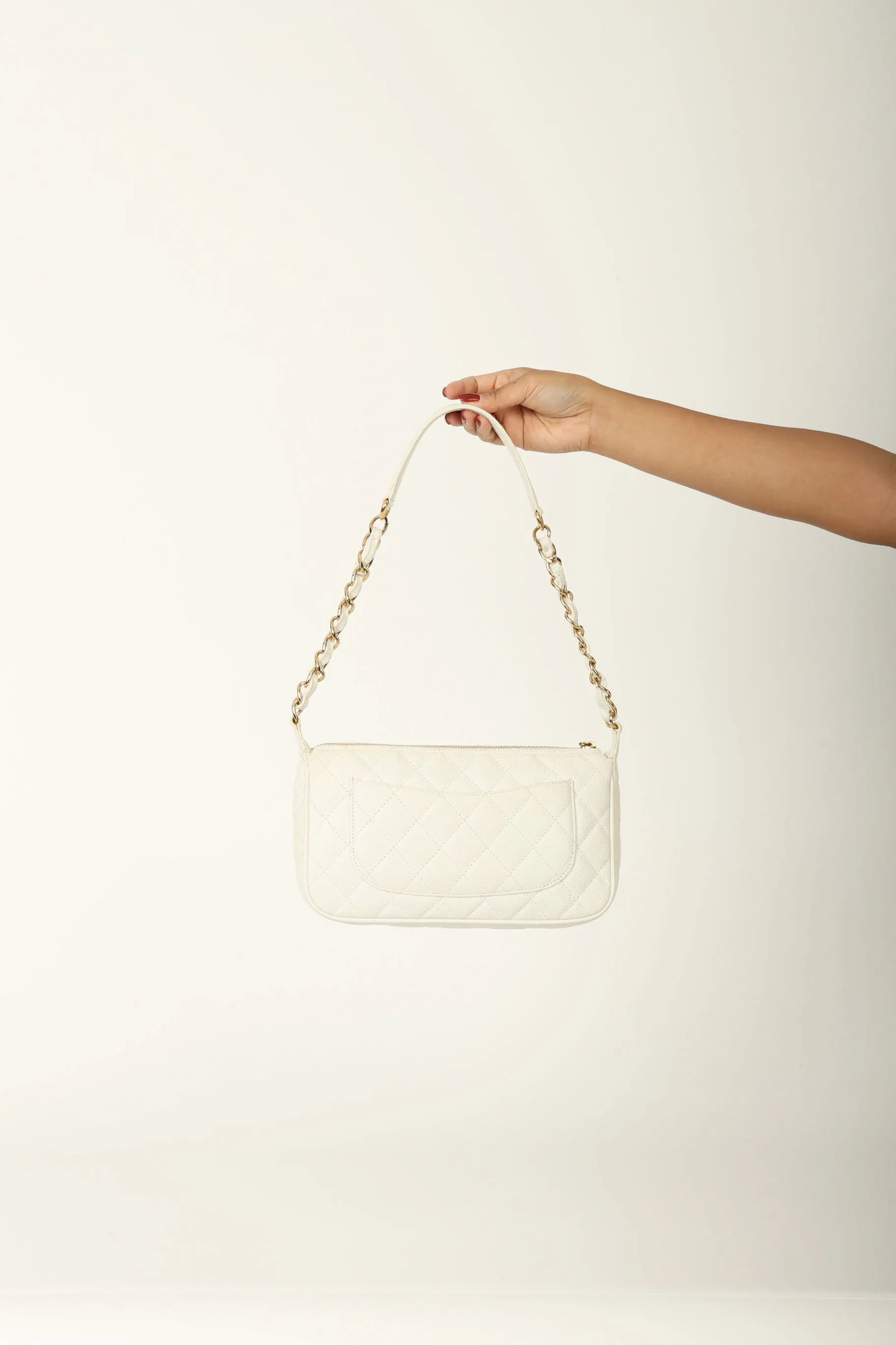 Chanel 2004 Caviar Timeless Pochette