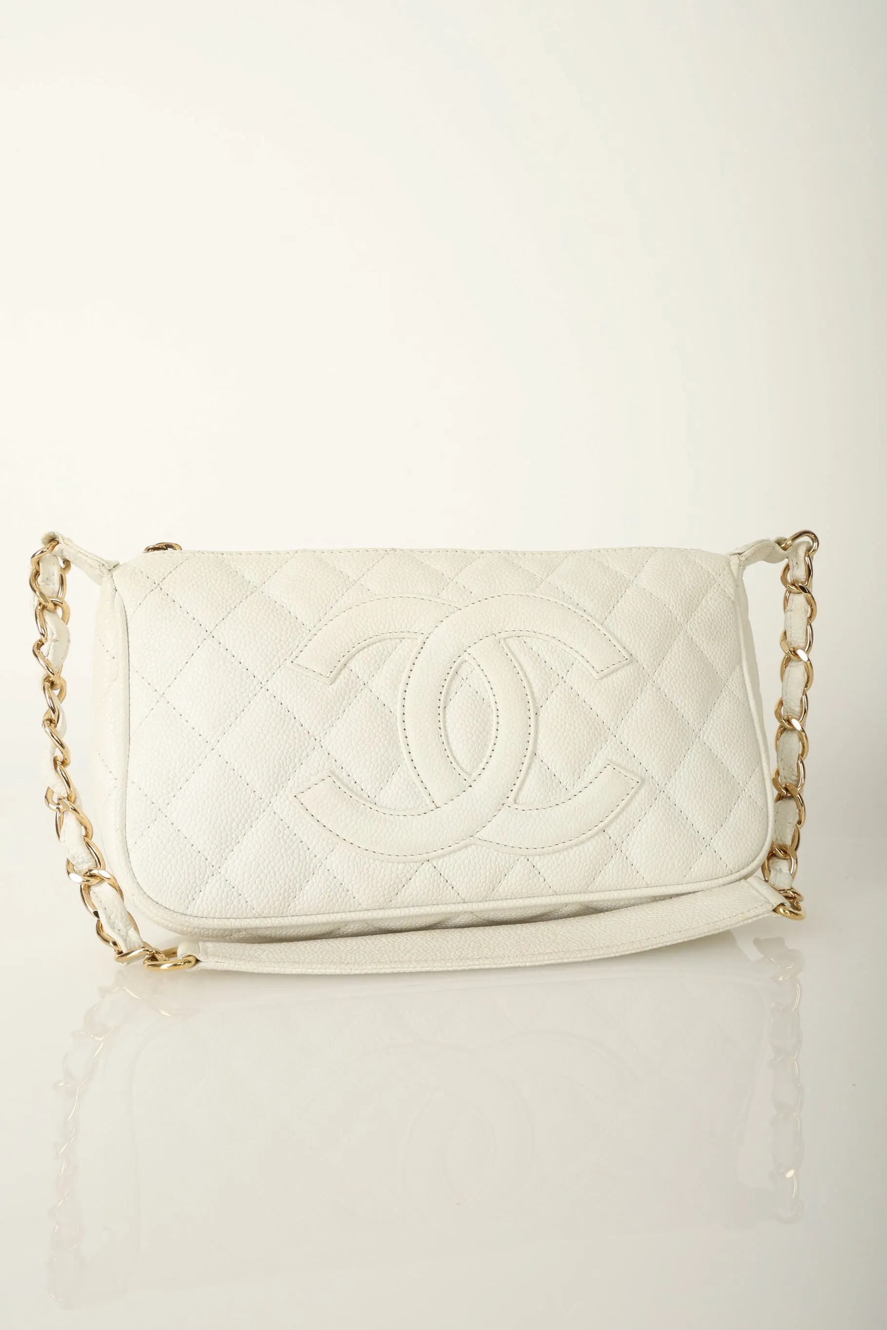 Chanel 2004 Caviar Timeless Pochette