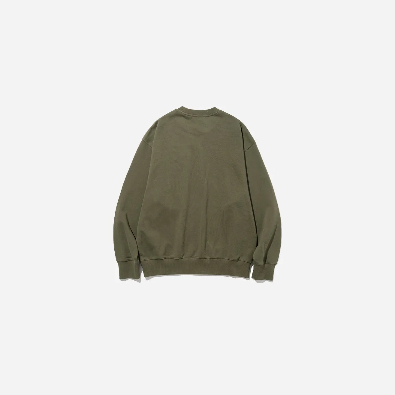 CORE BASIC SWEATSHIRT - KHAKI GREEN