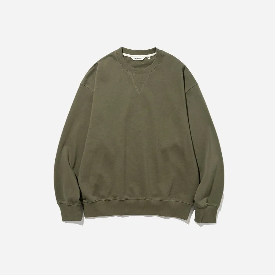 CORE BASIC SWEATSHIRT - KHAKI GREEN