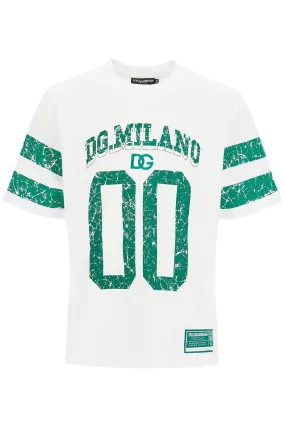 DOLCE & GABBANA sporty print t-shirt