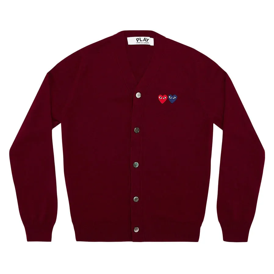 Double Heart Men's Cardigan