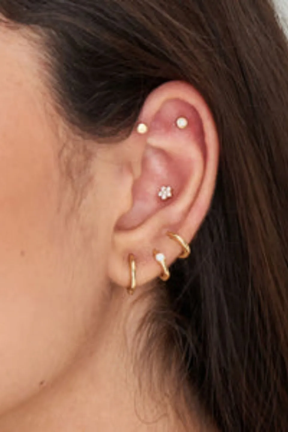 Ear Edit Gold Small Hoop Earrings