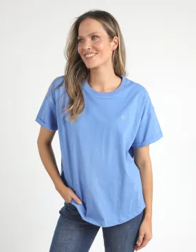 Halli Short Sleeve Tee Cerulean Blue