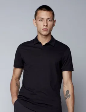 HEDGE POLO SHORT SLEEVE WAFFLE KNIT