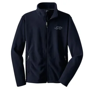 Kids Ultra Soft Full Zip Fleece - Navy