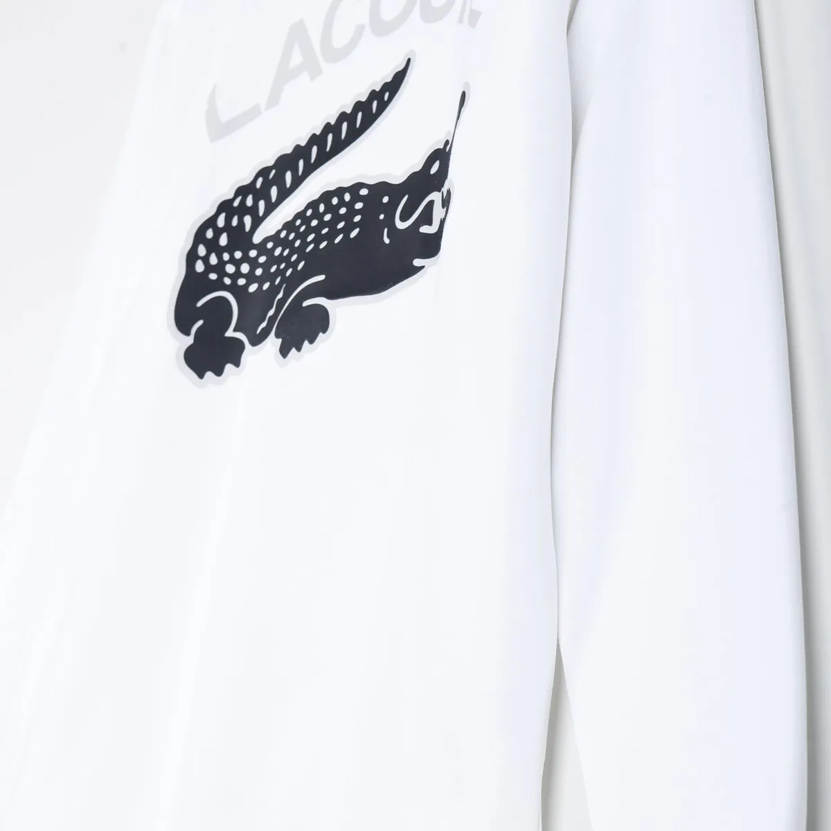 LC - Men 'White' Textured Crocodile Fleece Sweatshirt LC470