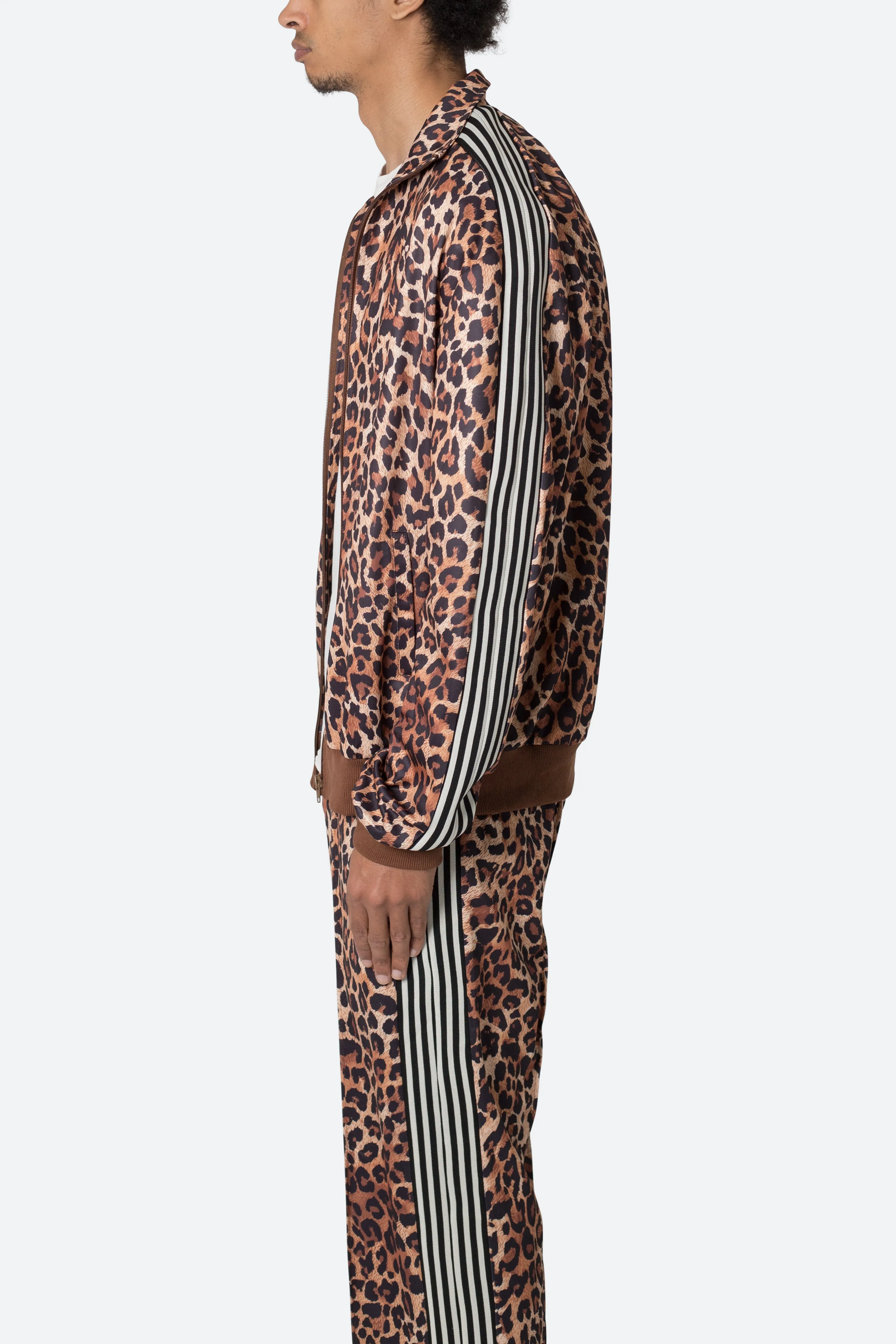 Leopard Track Jacket - Leopard Print