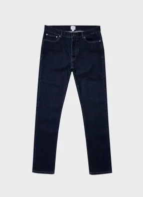 Men's Slim Fit Jeans in Rinse Wash Denim