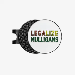 Metal Hat Clip Golf Ball Marker - Legalize Mulligans