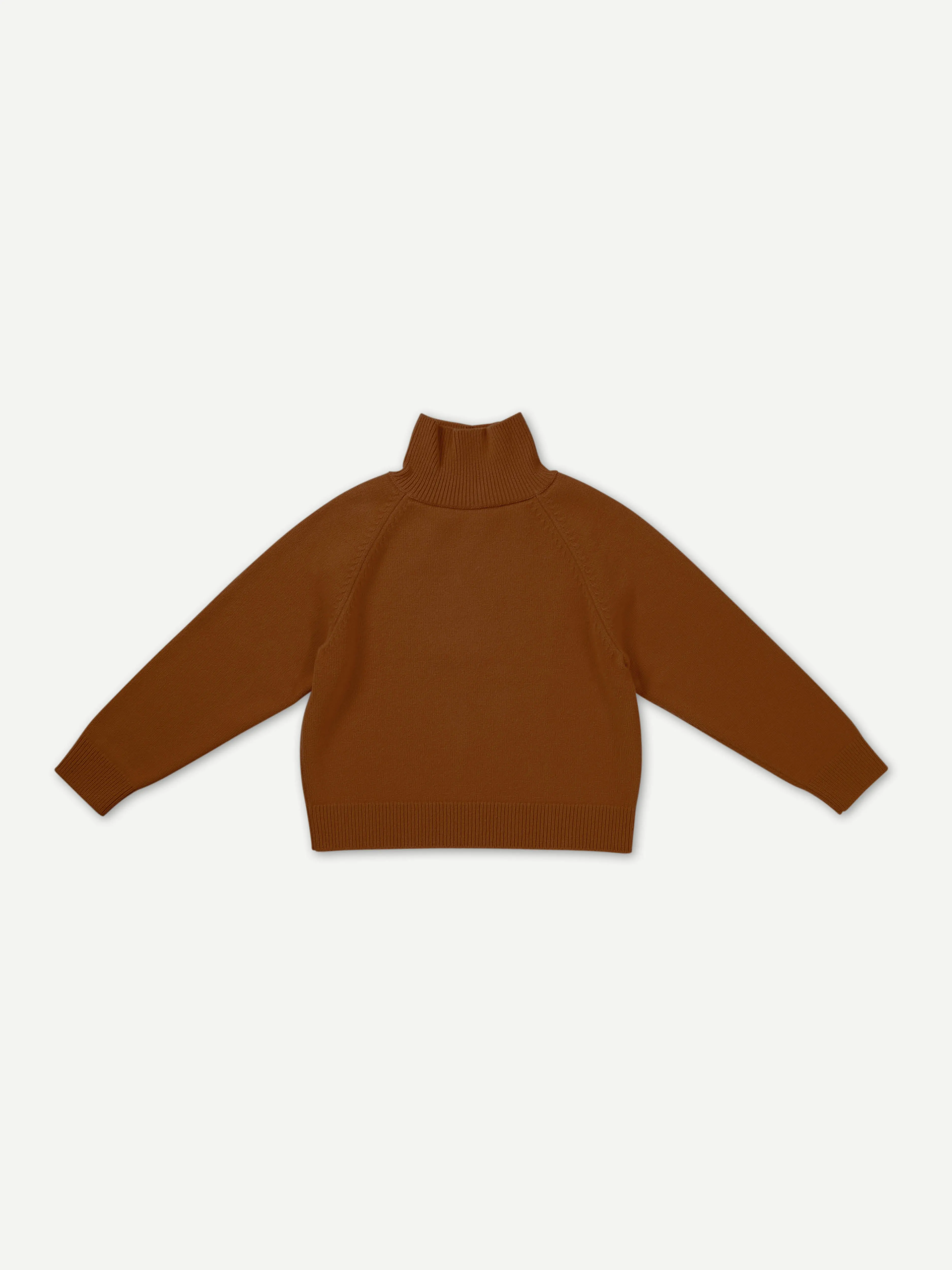 PLAIN FELTED JUMPER CUMIN