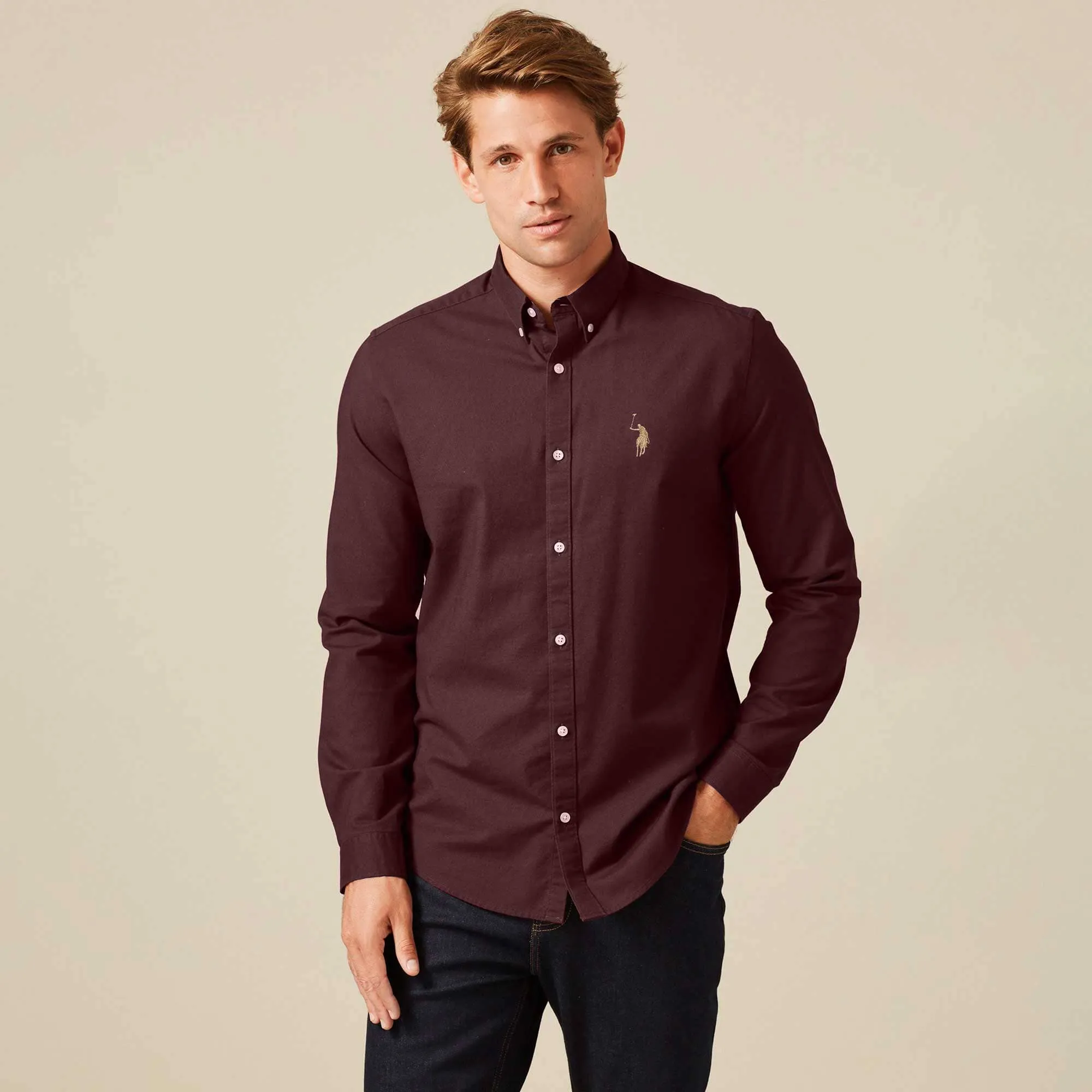 Polo Republica Men's Essentials Knitted Casual Shirt