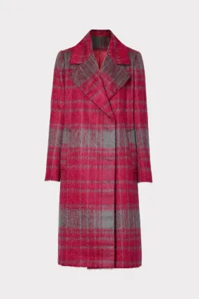 Renee Plaid Wool Coat