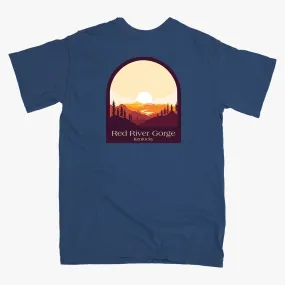 The Red River Gorge Pigment Dyed Tee (Denim)