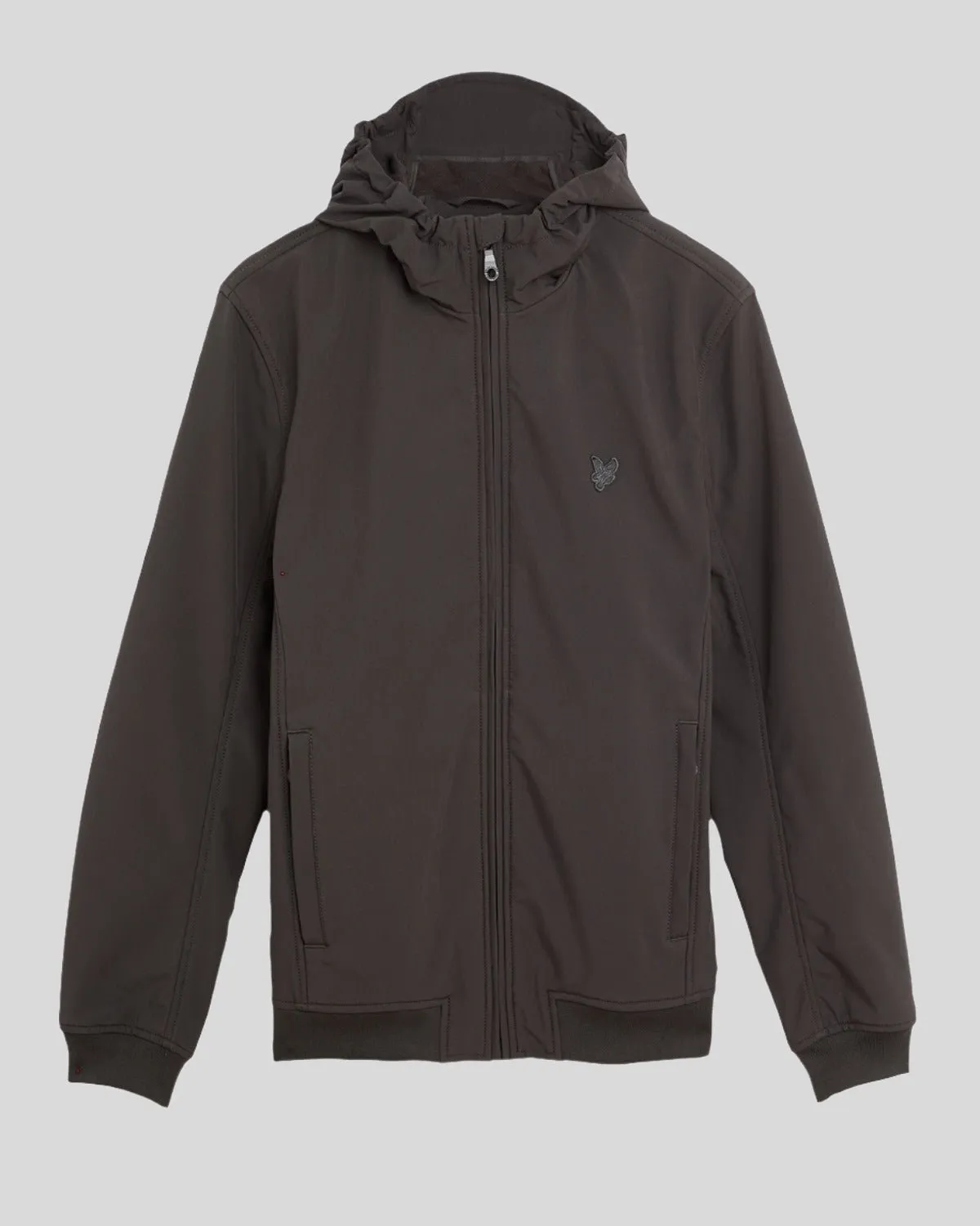 Tonal Eagle Fleece Back Softshell Jacket