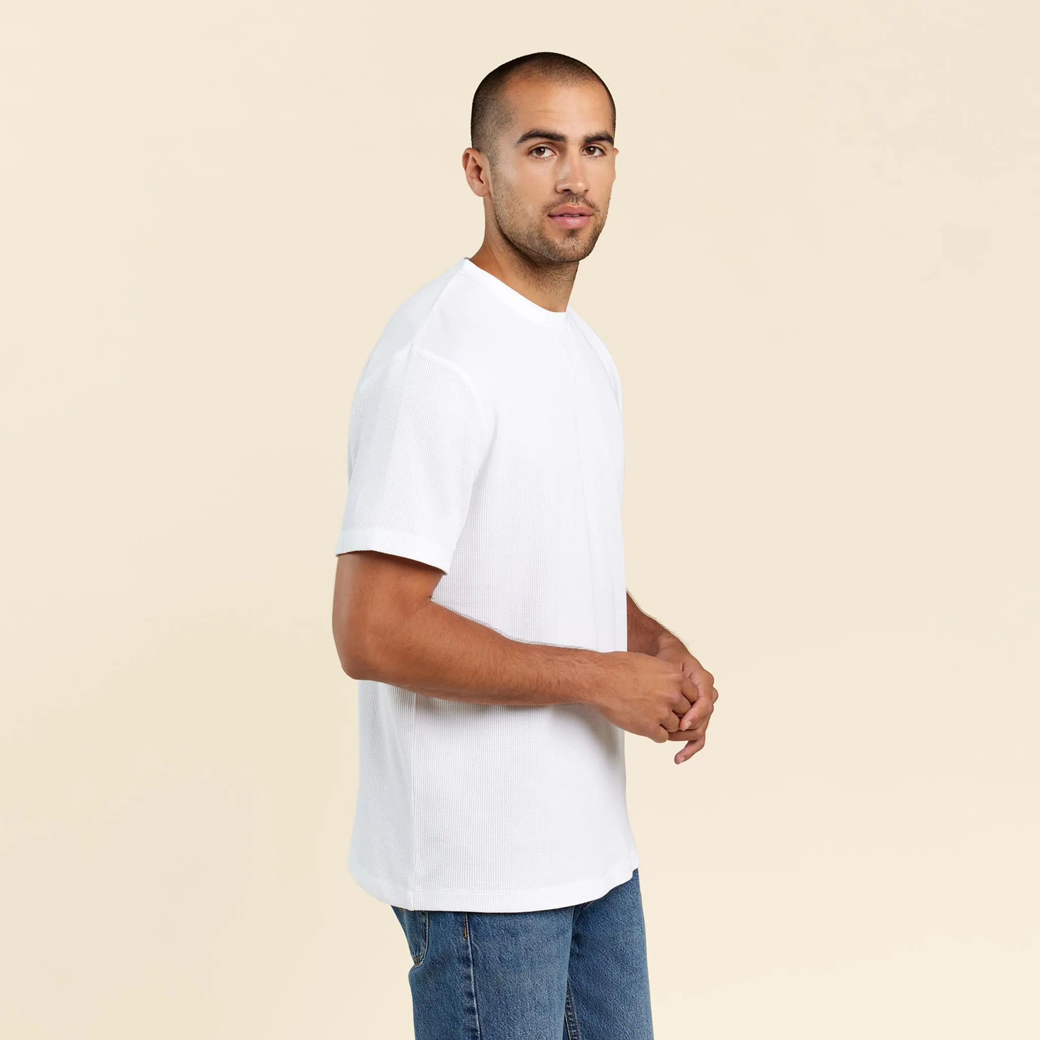 Waffle T-Shirt | White