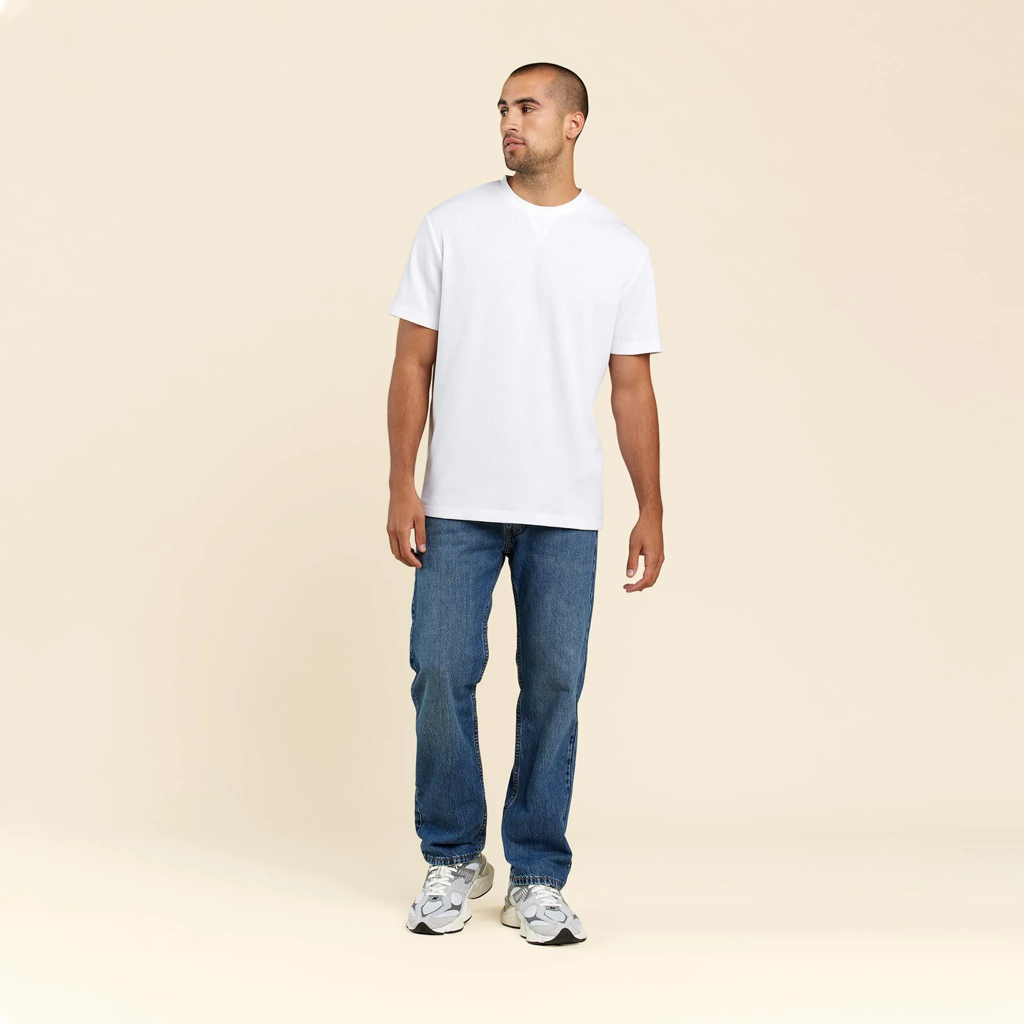 Waffle T-Shirt | White