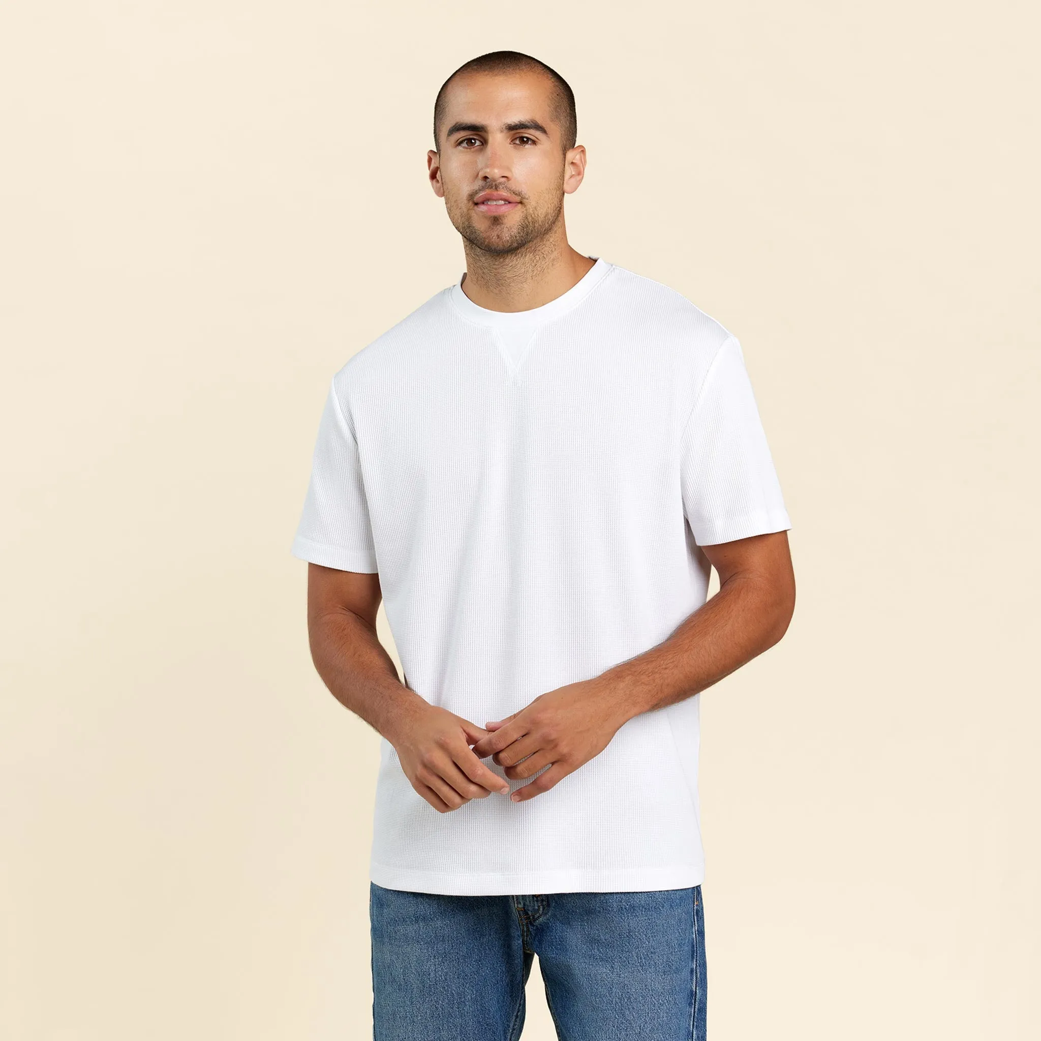 Waffle T-Shirt | White