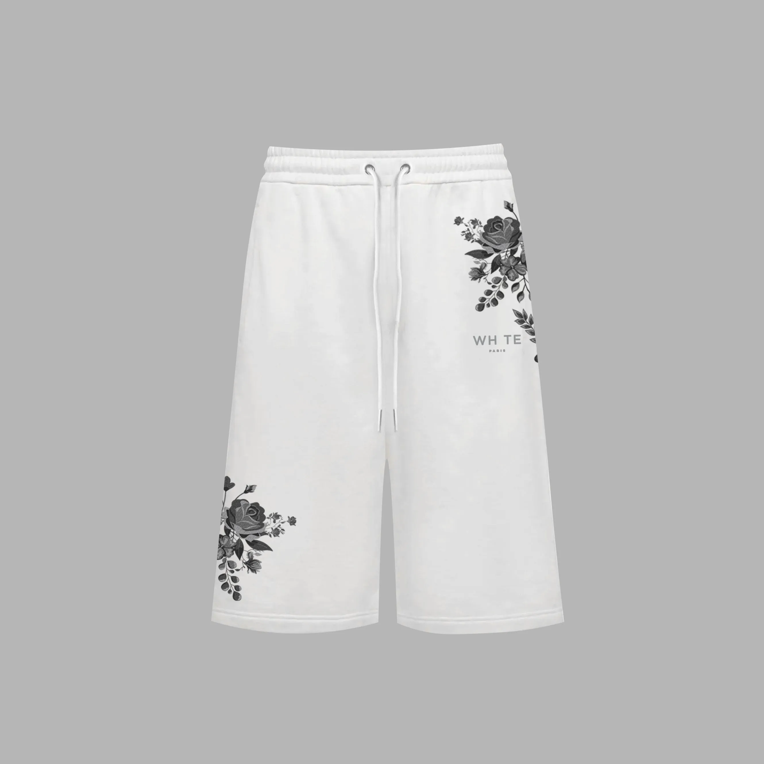 Whte Floral Short