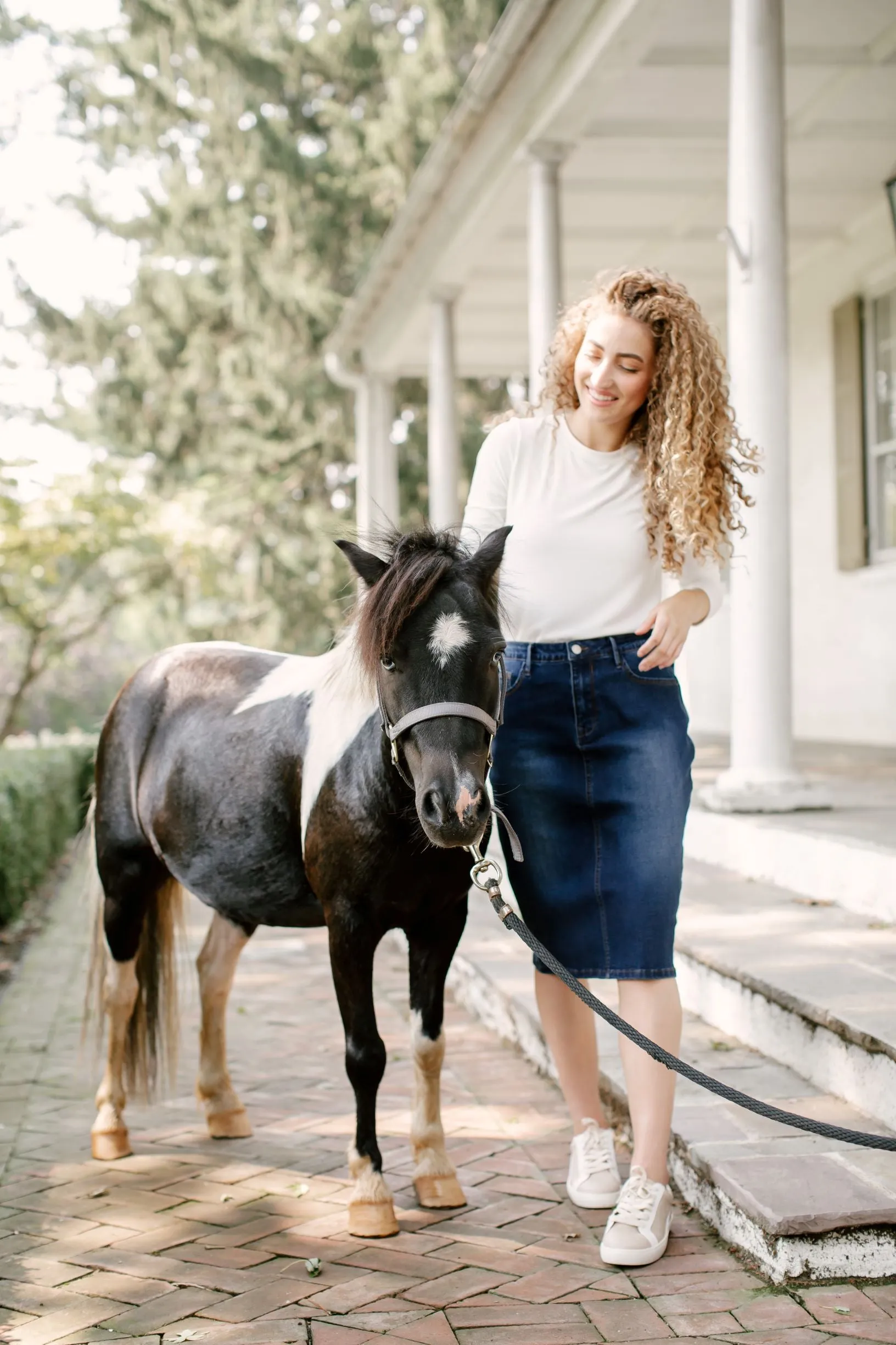 'Wren' Classic Denim Skirt